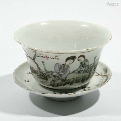 a set of chinese porcelain tea set