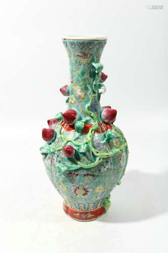 chinese famille rose porcelain vase