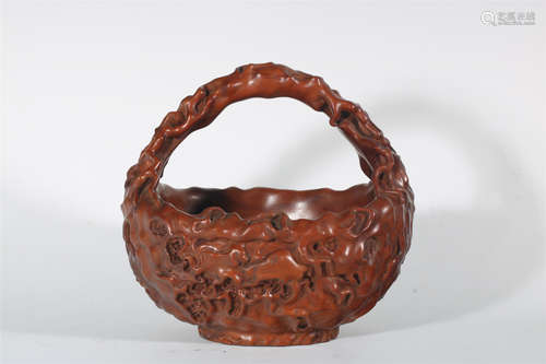 chinese boxwood basket