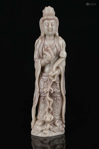 chinese furong stone guanyin