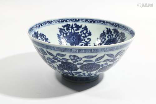 chinese blue and white porcelain bowl