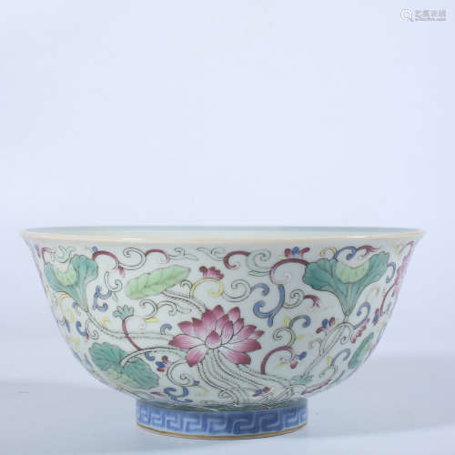 Qing Dynasty Guangxu pastel bowl