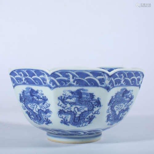 Qing Dynasty Yongzheng blue and white bowl