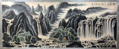 A Li keran's landscape painting(without frame)