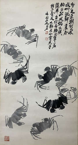 A Qi baishi's painting