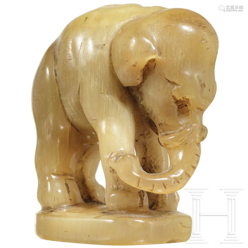 A German or Flemish baroque chess piece carved from