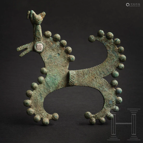 An early Iranian horse appliqué, 2nd millennium