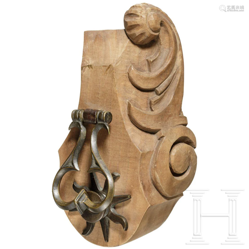 A German late Gothic door knocker, circa 1500