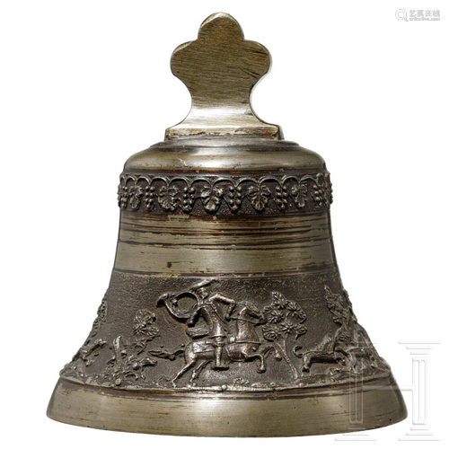 A Dutch bronze bell, circa 1700