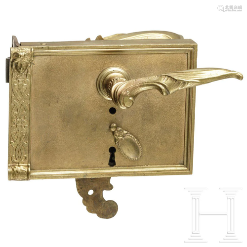 A German lock for a door, circa 1850