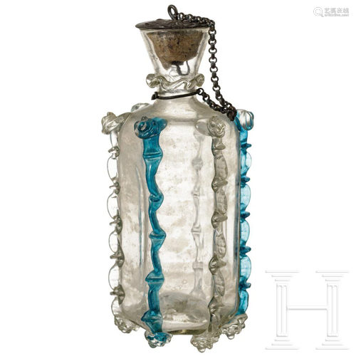 An Italian pilgrim's flask, 17th century