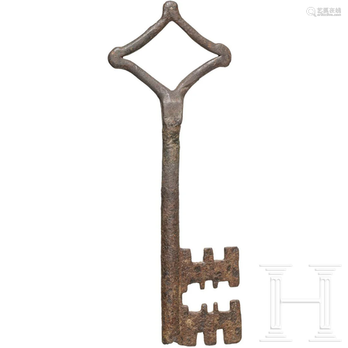 A German gothic key, 15th century