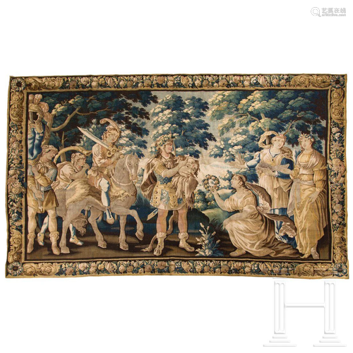 A significant Flemish baroque tapestry 