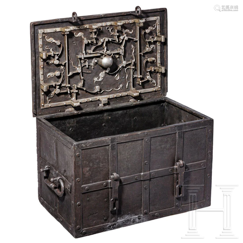 An important late Gothic war chest, Nuremberg, circa