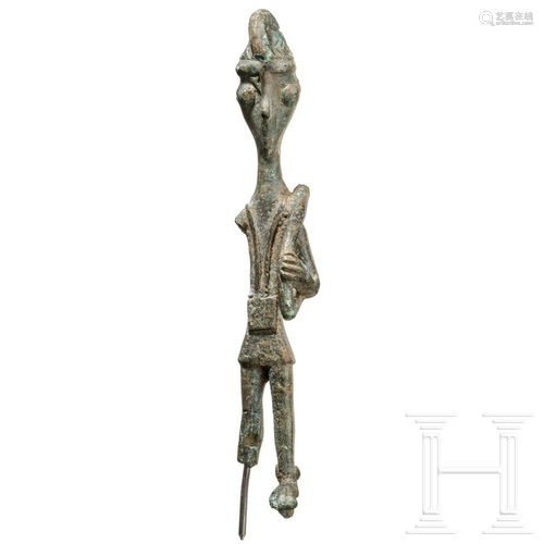 A Sardinian Nuragic bronze archer, 8th - 7th century