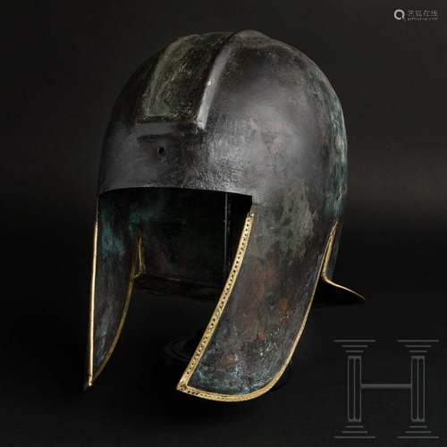 An impressive Illyrian helmet, type III A, 6th to 5th