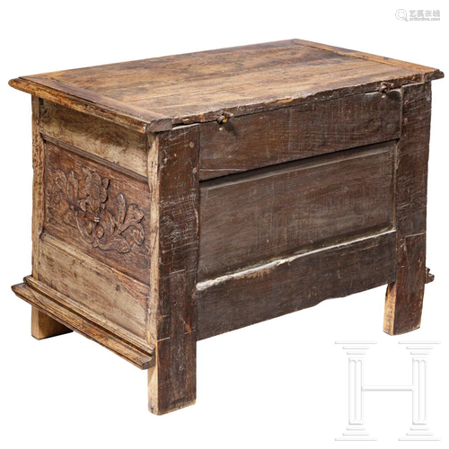 A French carved chest, Picardie, 17th century