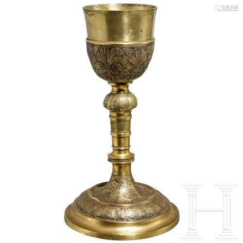 An Austrian silver-gilt chalice, Vienna, 1810