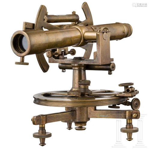 A theodolite by Starke & Kammerer of Vienna, 19th