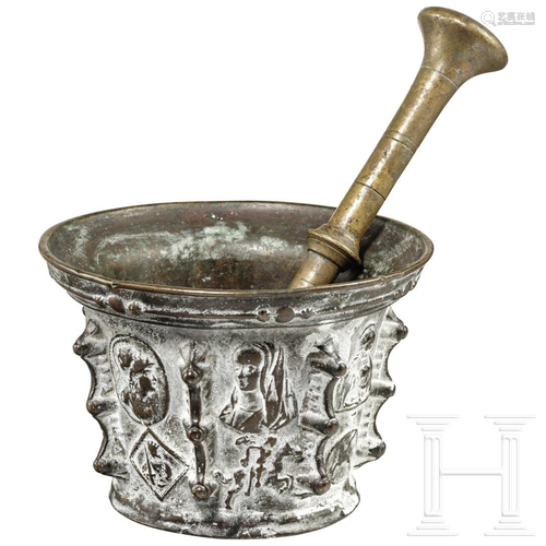 A French bronze mortar, Lyon, circa 1600