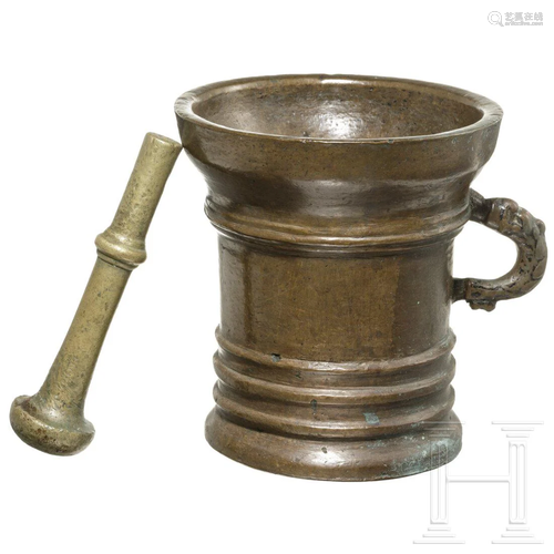 A Tyrolean mortar, circa 1700