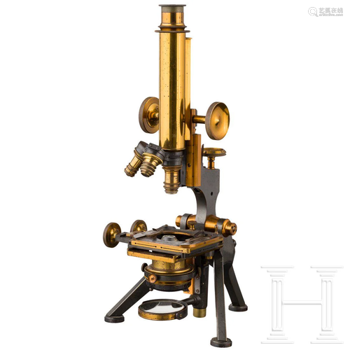 A microscope, W. Watson & Sons, London, circa 1900