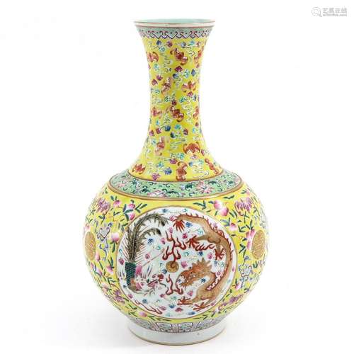 A Famille Rose Vase