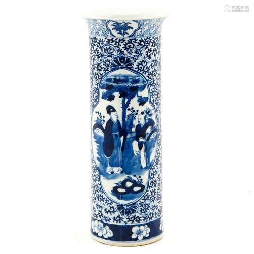 A Blue and White Vase