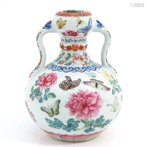 A Famille Rose Vase