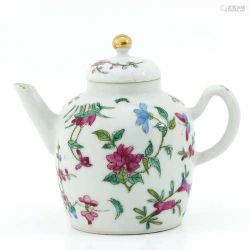 A Famille Rose Teapot