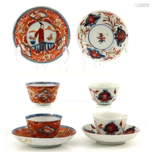 A Collection of Cups and Saucers