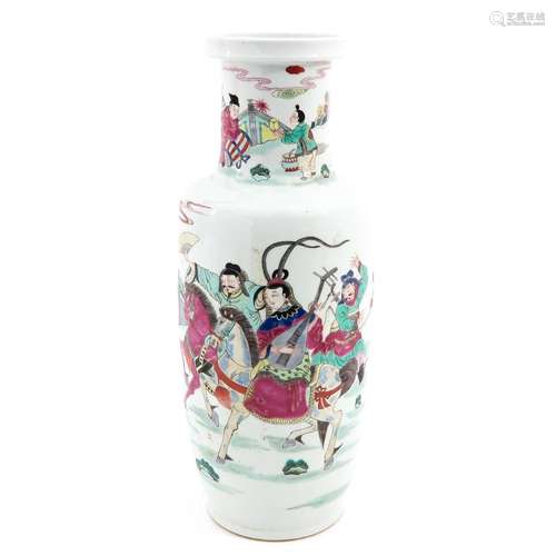 A Famille Rose Vase