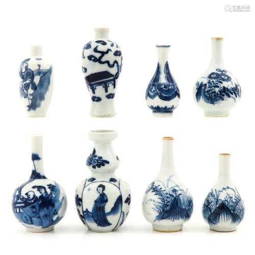 A Collection of Miniature Vases