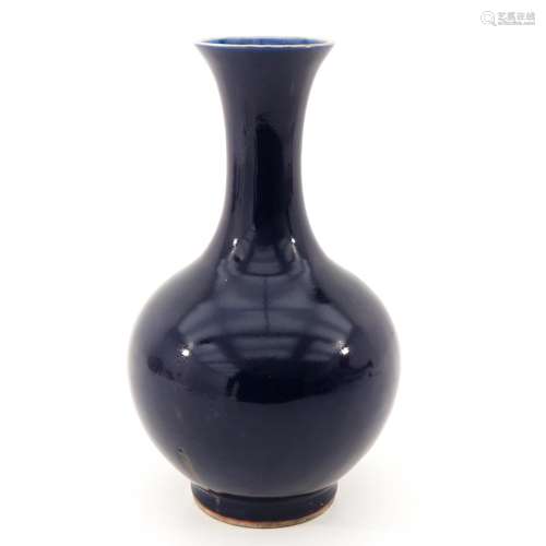 A Blue Glaze Vase