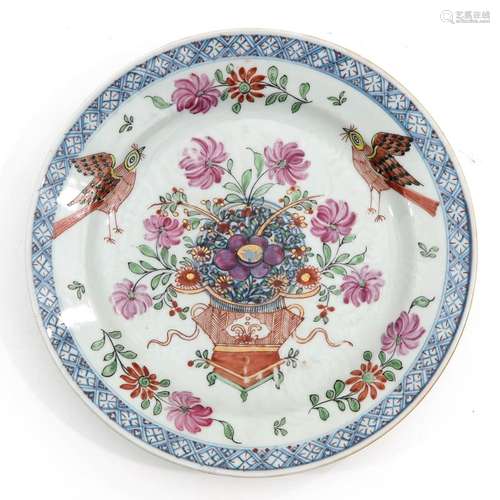 A Polychrome Decor Plate