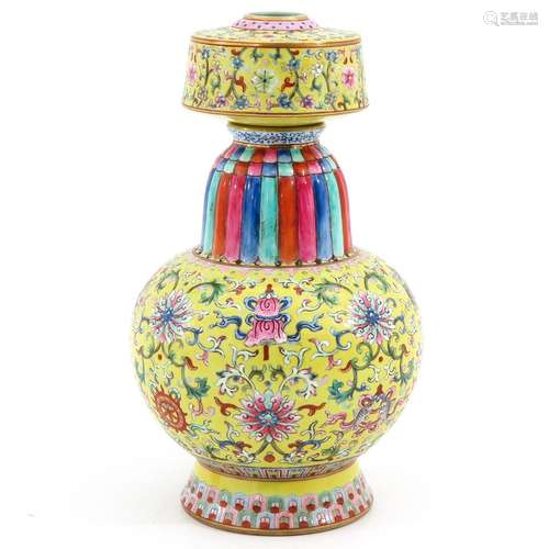 A Famille Rose Vase