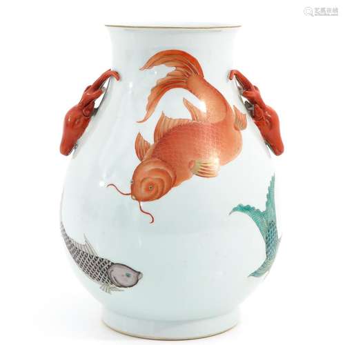 A Polychrome Decor Vase