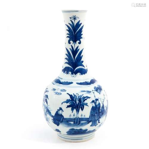 A Blue and White Vase