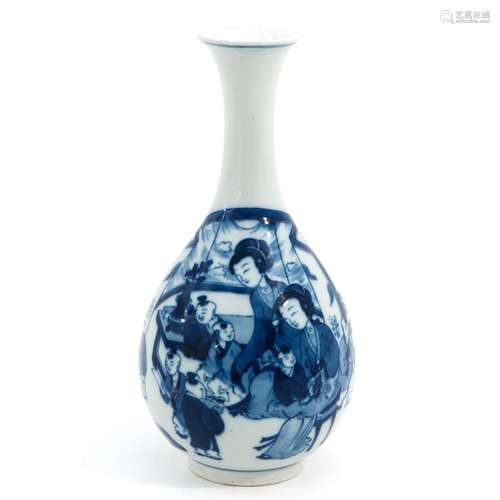 A Blue and White Vase