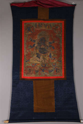 A Mahakala Buddha Thangka.