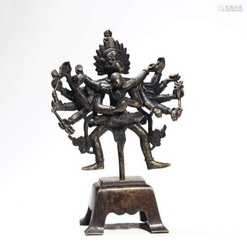 A Bronze Cast Figure of Buddha