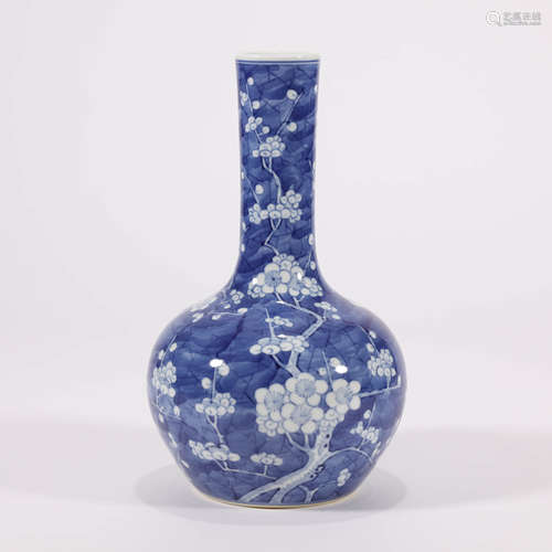 A Blue and White Plum Blossom Tianqiuping