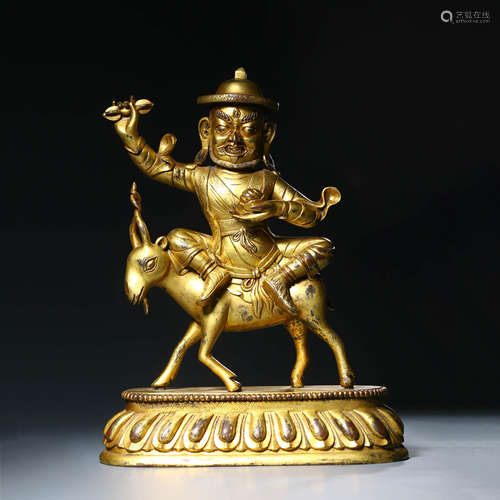 A Gilt Bronze Figure of Buddha