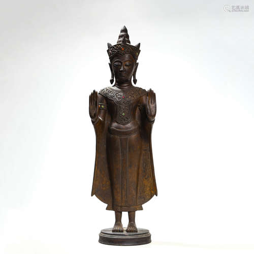 A Bronze Cast Buddha Statue, Southeastern Style