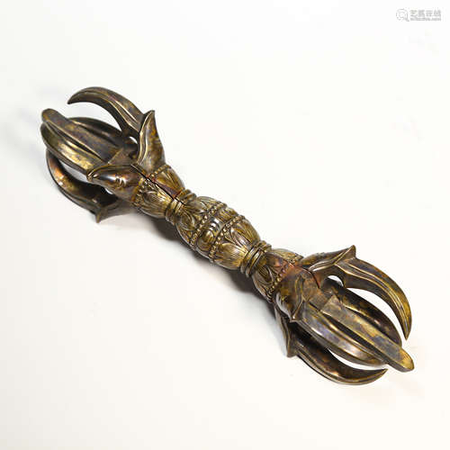 A Bronze Cast Vajra, Buddhist Implement