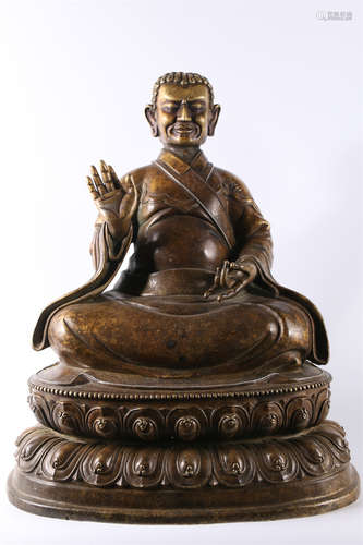 A Alloy Copper Sajia Lama Buddha Statue.