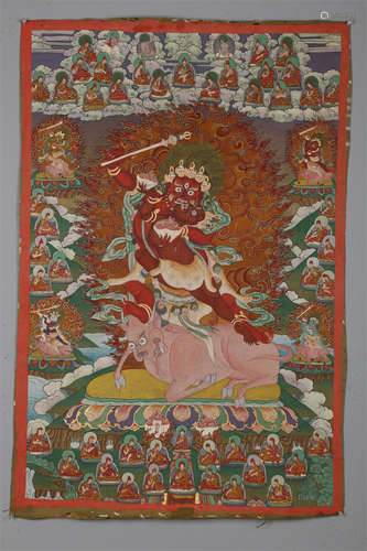 A Begtse Buddha Thangka.