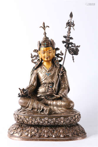 A Padmasambhava Buddha Statue.