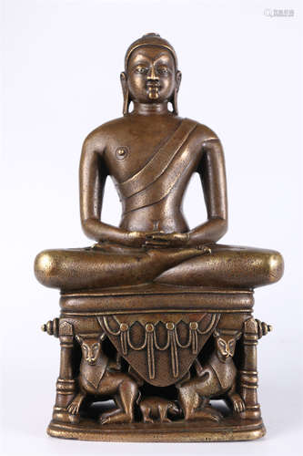 An Alloy Copper Siwate Buddha Statue.