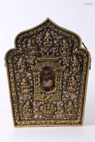 A Silver Niche Box.